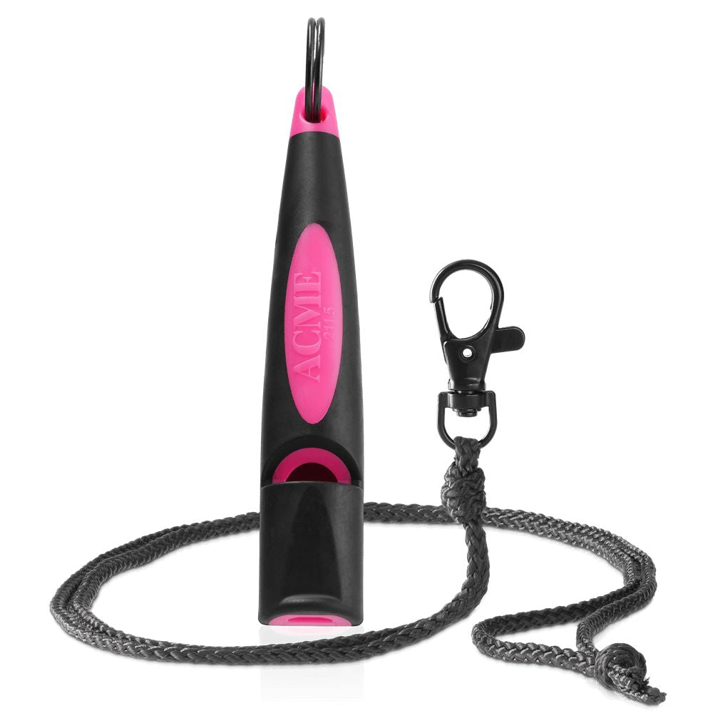 ACME Hundepfeife ALPHA | No. 211,5 Training ACME Black-DG Pink | Schwarz-Leuchtpink 