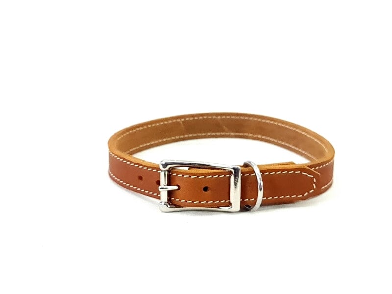 Bolleband | Halsband Classic small Halsband Bolleband 15mm | XS 25.5-30cm Cognac Creme 