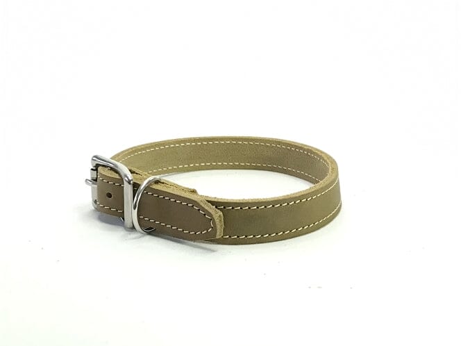 Bolleband | Halsband Classic small Halsband Bolleband 15mm | XS 25.5-30cm Oliv Creme 