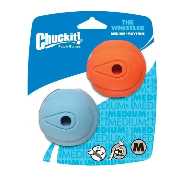 Chuckit! | The Whistler, 2er Pack Hundespielzeug Chuckit S (5cm) 