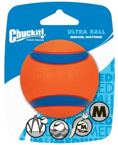 Chuckit! | Ultra Ball | 1er Pack Hundespielzeug Chuckit M (6cm) 