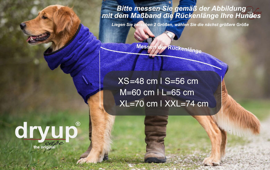 DRYUP® CAPE - DER ORIGINAL HUNDEBADEMANTEL Hundebekleidung Action Factory 