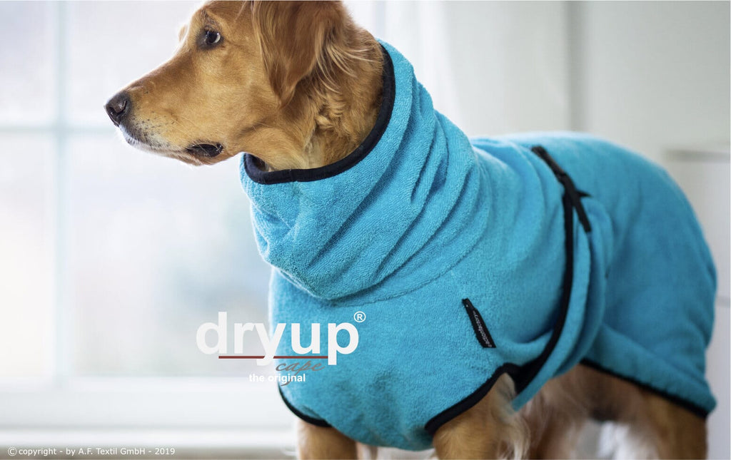 DRYUP® CAPE - DER ORIGINAL HUNDEBADEMANTEL Hundebekleidung Action Factory Cyan XS 