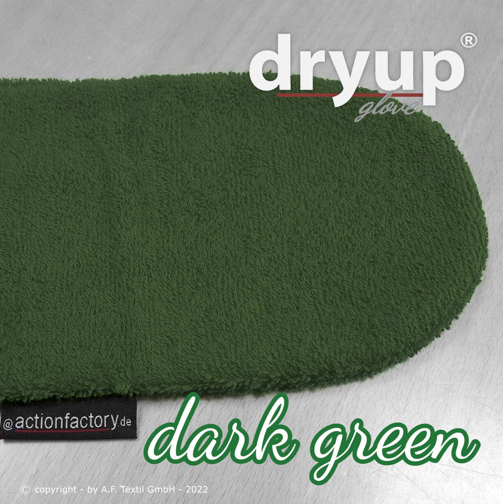 dryup® Glove | Frotteehandschuh Hundebedarf Action Factory Dark Green (Grün) 