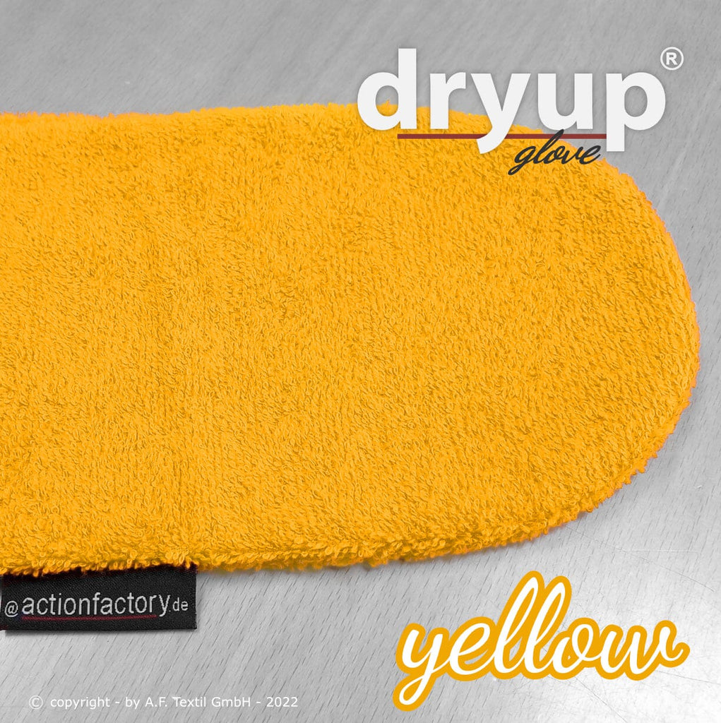 dryup® Glove | Frotteehandschuh Hundebedarf Action Factory Yellow (Gelb) 
