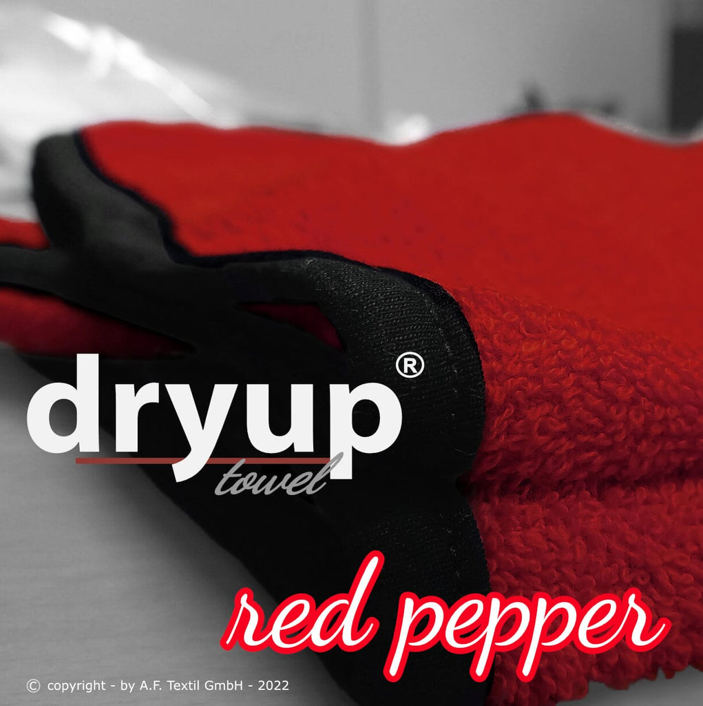 dryup® Towel | Basic Handtuch Hundebekleidung Action Factory Red Pepper 
