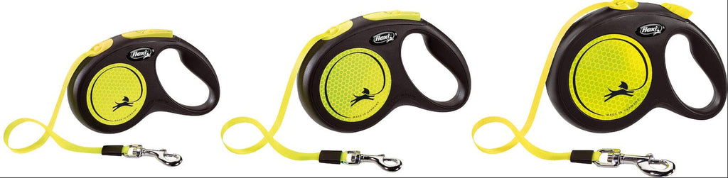 FLEXI | New Neon Halsband & Leine Flexi 