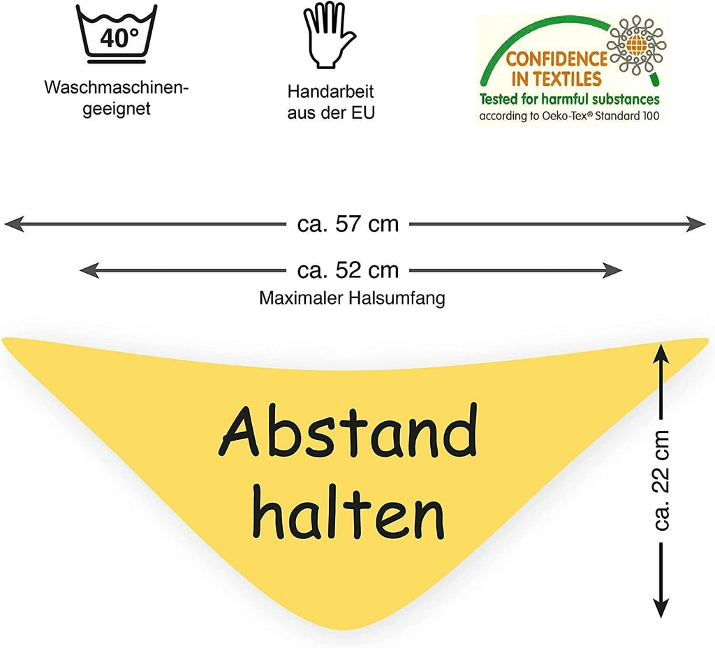 KNAUDER´S BEST | Halstuch - Abstand halten Hundebekleidung Knauders Best 