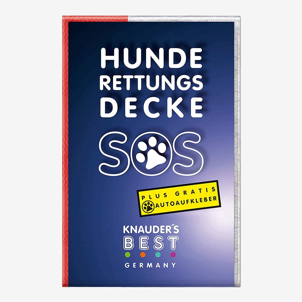 KNAUDER´S BEST | SOS Hunde Rettungsdecke Sicherheit Knauders Best 
