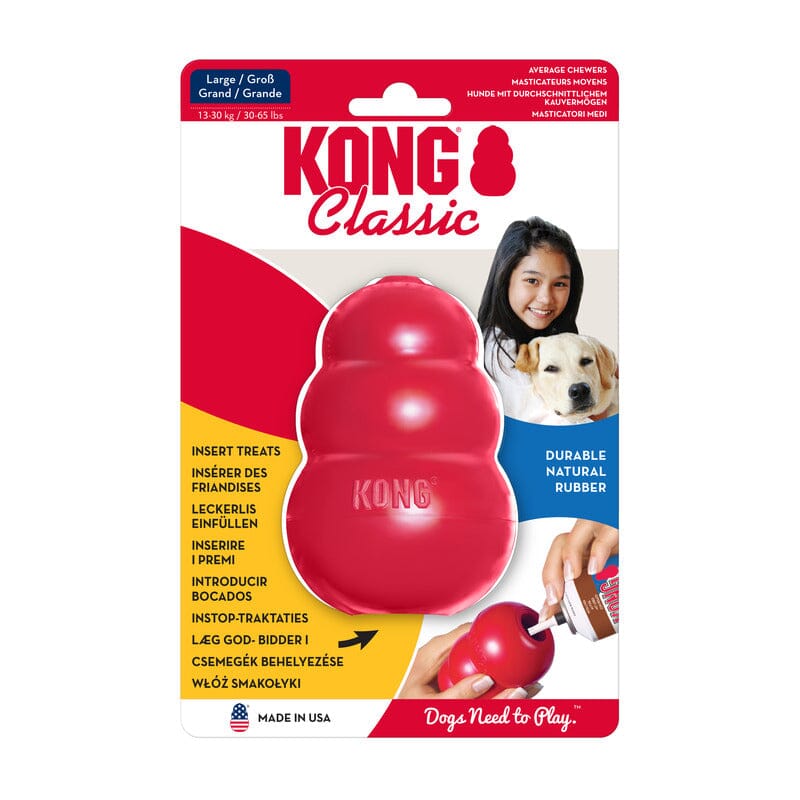 KONG | Classic Hundespielzeug KONG L (10.1cm) 