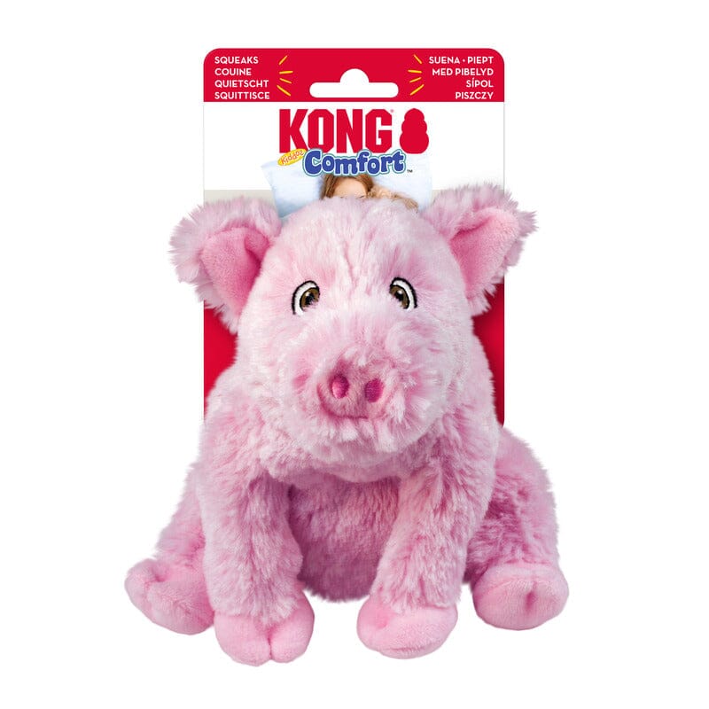 KONG | Comfort Kiddos Hundespielzeug KONG S Schwein 