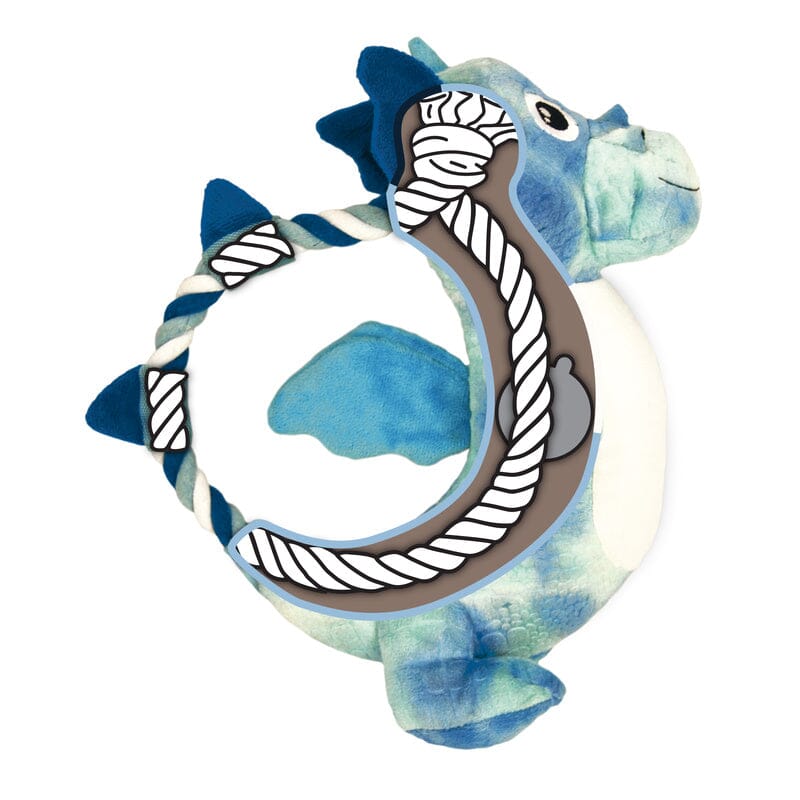 KONG | Dragon Knots Hundespielzeug KONG 