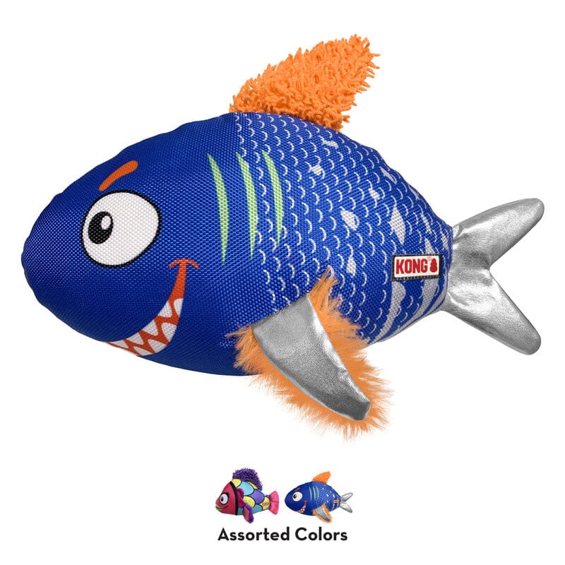 KONG | Reefz Hundespielzeug KONG L blau 