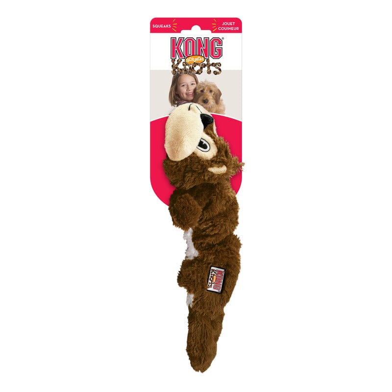 KONG | Scrunch Knots Hundespielzeug KONG Squirrel Sm/Md 