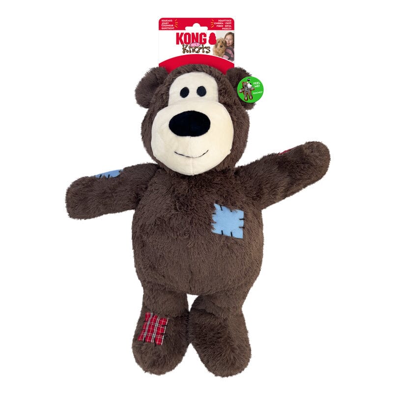 KONG | Wild Knots Bear Hundespielzeug KONG Jumbo XL Dunkelbraun 