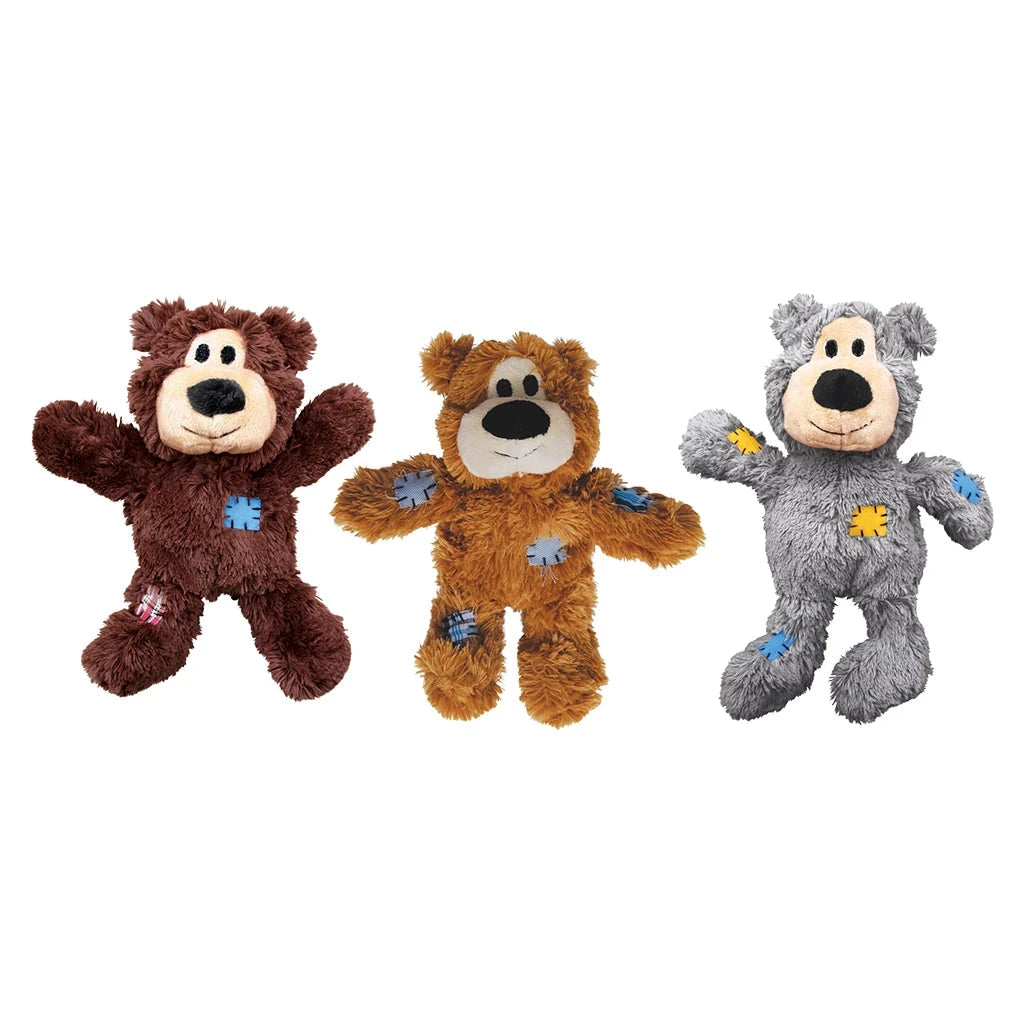 KONG | Wild Knots Bears Hundespielzeug KONG XS grau 