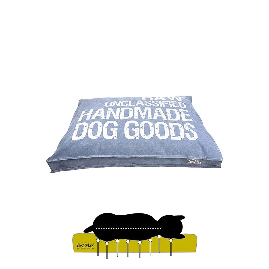 Lex & Max® | Orthopädisches Hundekissen Hundebett Lex & Max Blau 75 x 50 cm 