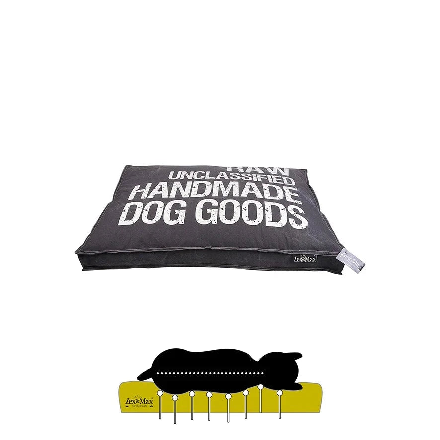 Lex & Max® | Orthopädisches Hundekissen Hundebett Lex & Max Grau 75 x 50 cm 