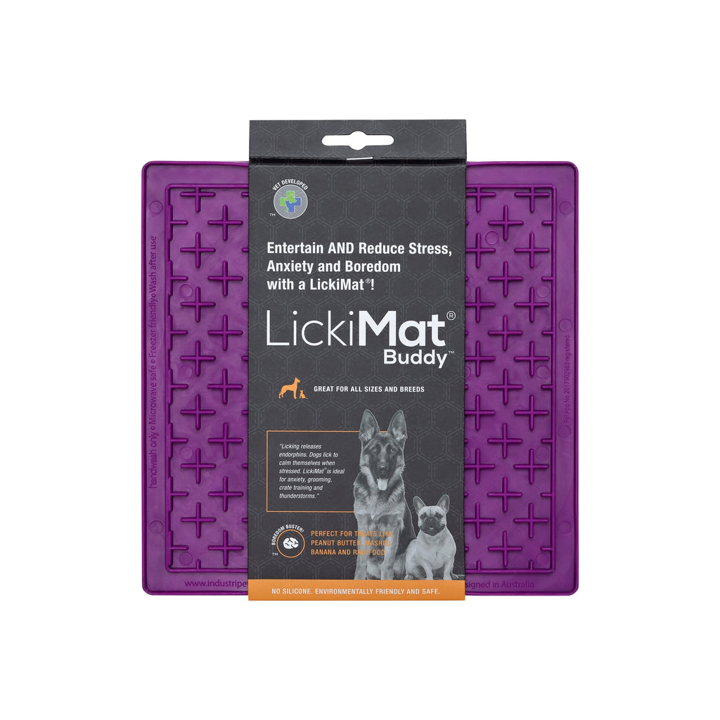 Lickimat Buddy | Schleckmatte Hundespielzeug Lickimat Buddy Lila 
