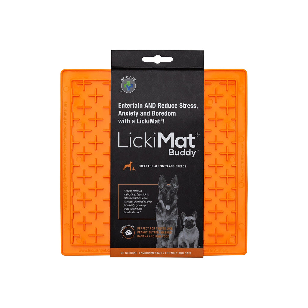 Lickimat Buddy | Schleckmatte Hundespielzeug Lickimat Buddy Orange 