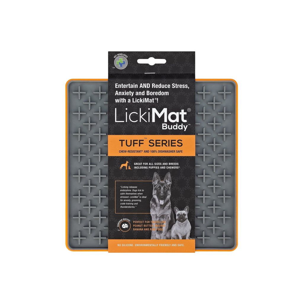 Lickimat Buddy | Schleckmatte Hundespielzeug Lickimat Buddy Tuff Orange 