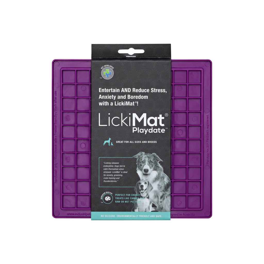Lickimat Playdate | Schleckmatte Hundespielzeug Lickimat Playdate Lila 