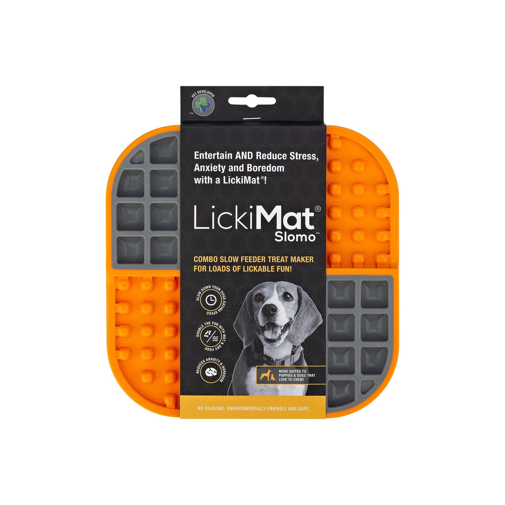 Lickimat Slomo | Schleckmatte Hundespielzeug Lickimat Orange 