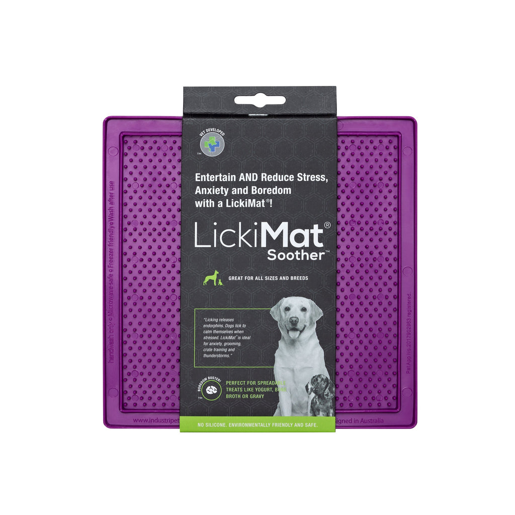 Lickimat Soother | Schleckmatte Hundespielzeug Lickimat Soother Lila 
