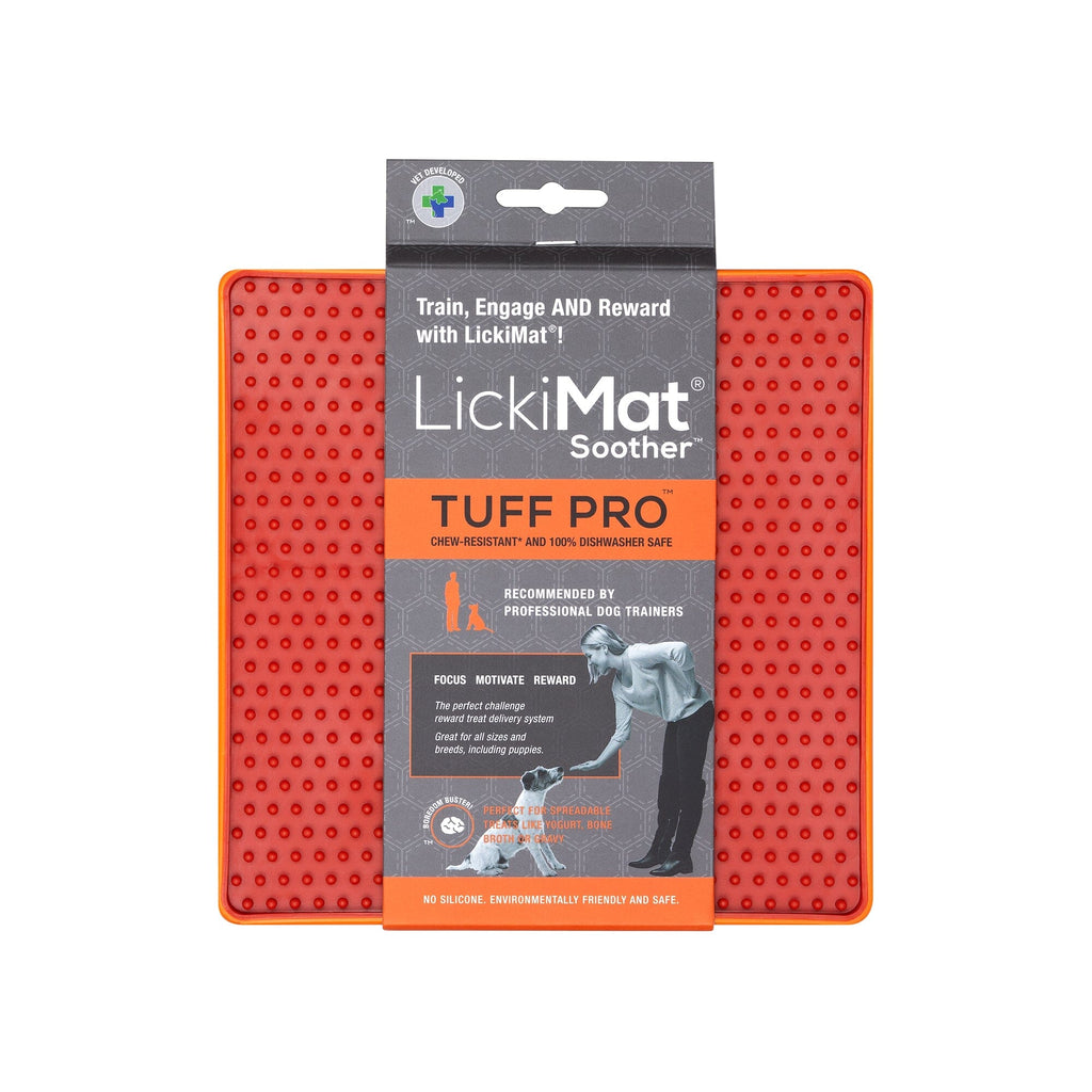 Lickimat Soother | Schleckmatte Hundespielzeug Lickimat Soother Pro Orange 