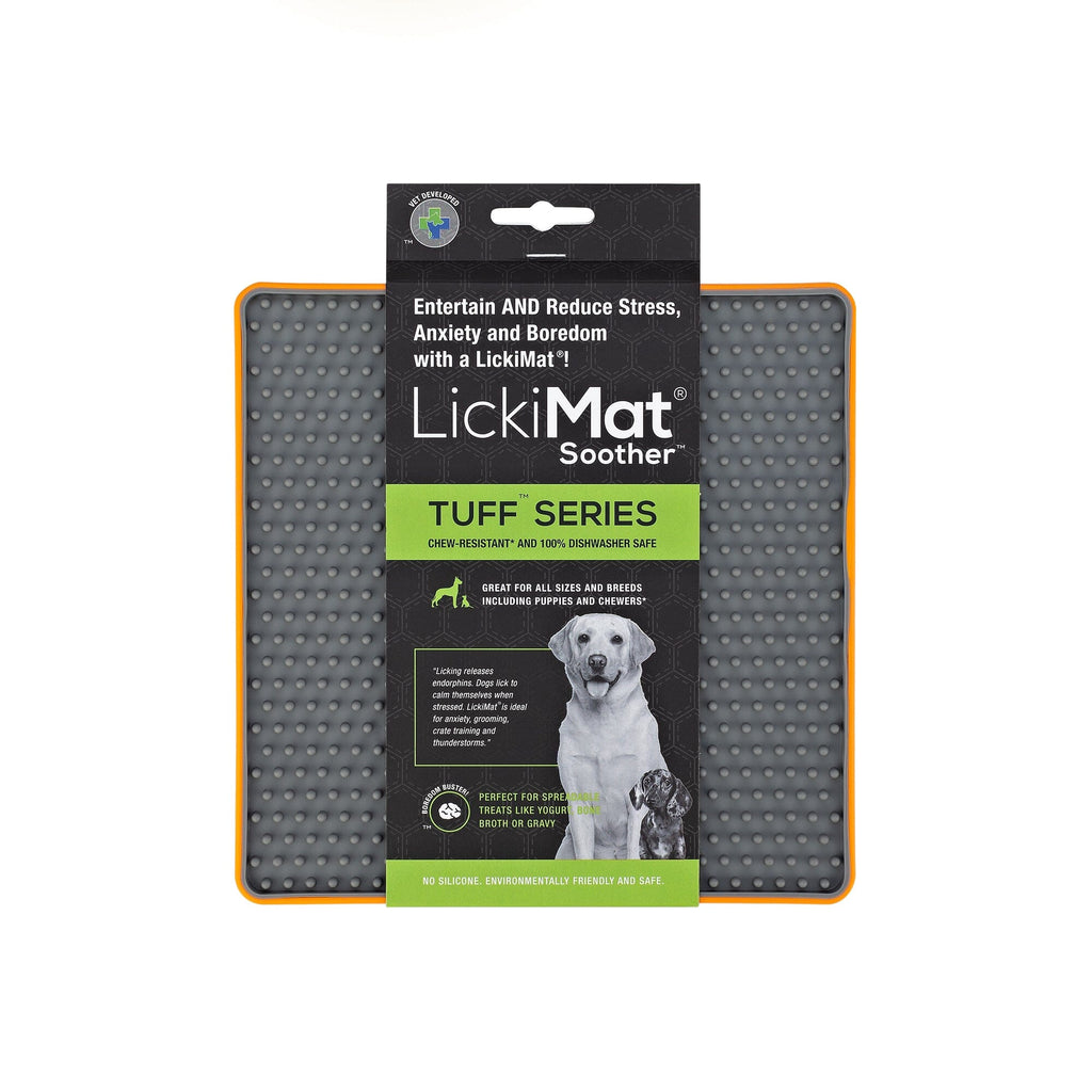 Lickimat Soother | Schleckmatte Hundespielzeug Lickimat Soother Tuff Orange 