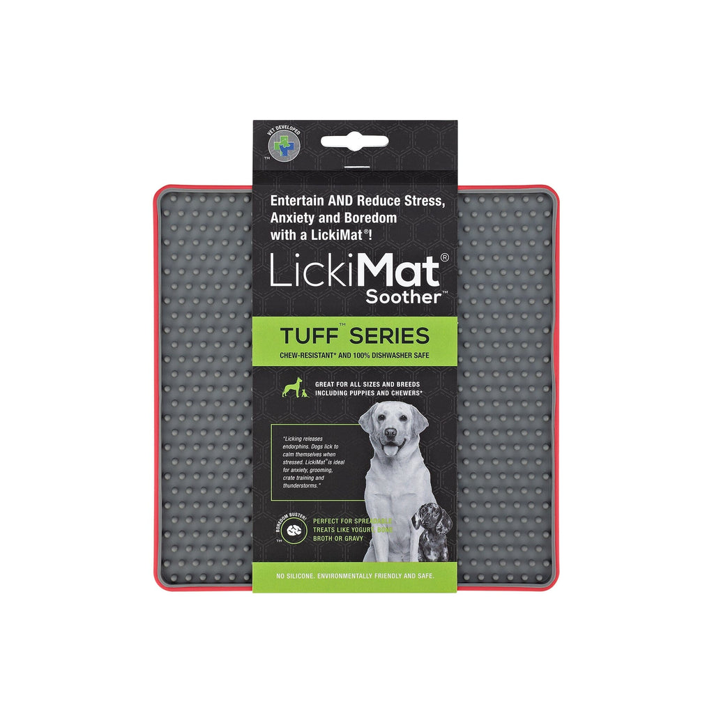 Lickimat Soother | Schleckmatte Hundespielzeug Lickimat Soother Tuff Red 