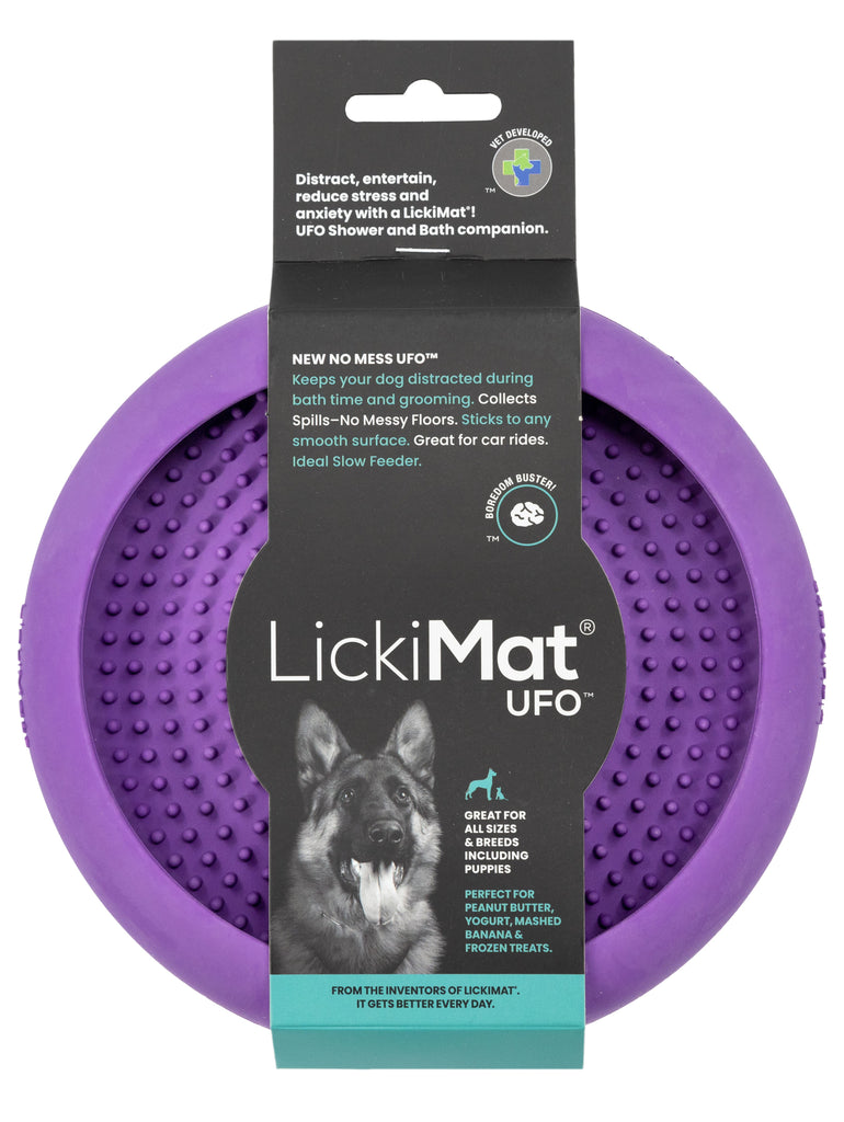 Lickimat Ufo | Schleckmatte Hundespielzeug Lickimat Lila 