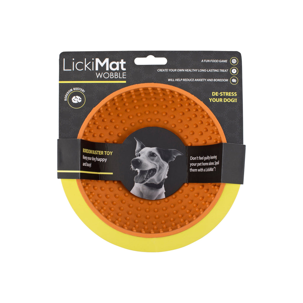 Lickimat Wobble | Schleckmatte Hundespielzeug Lickimat Orange 