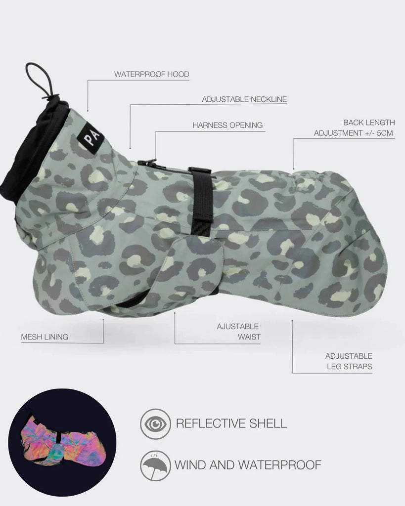 PAIKKA | Visibility Raincoat Lite Leo Hundebekleidung PAIKKA 