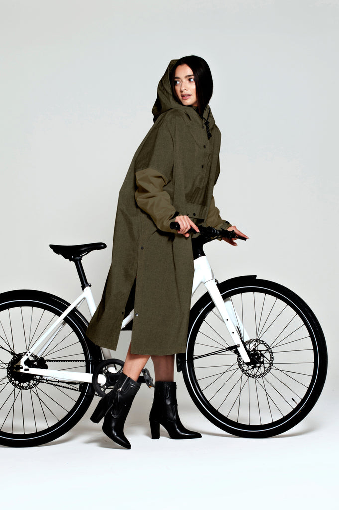 Rainkiss | Regenponcho Regenmantel Rainkiss Herringbone 