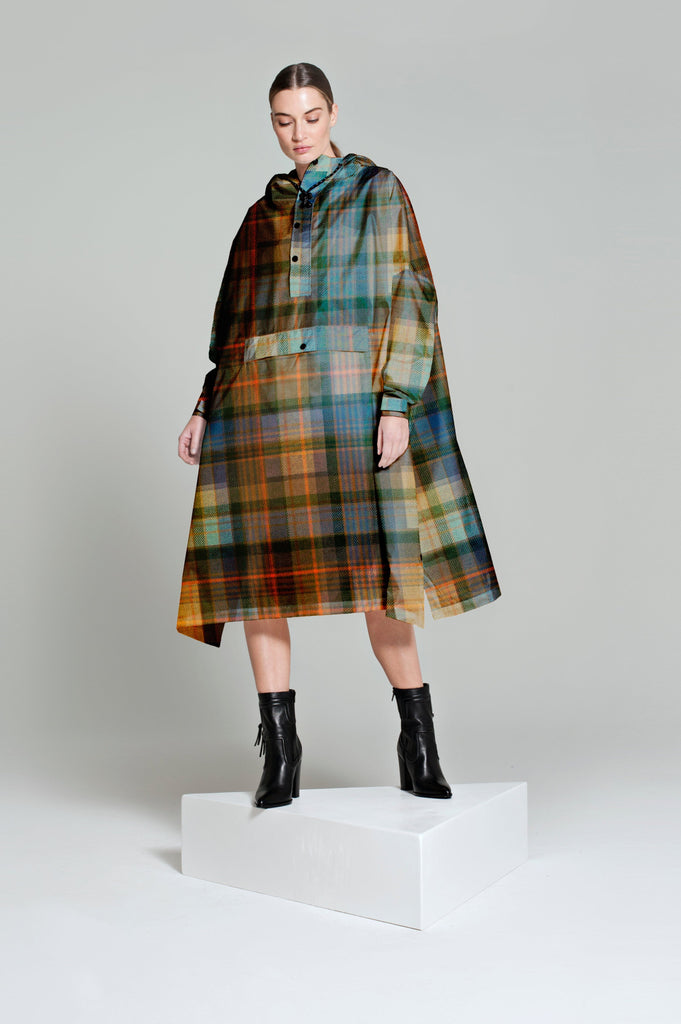 Rainkiss | Regenponcho Regenmantel Rainkiss Tartan 