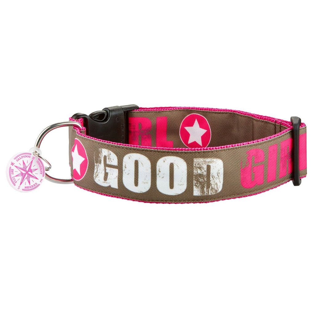 SALTYDOG | Halsband Good Girl | Choco-Pink Halsband Dogs Inn 