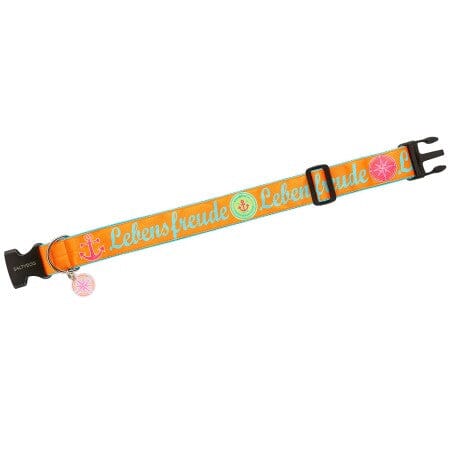 SALTYDOG | Halsband Lebensfreude | Orange Halsband Dogs Inn 