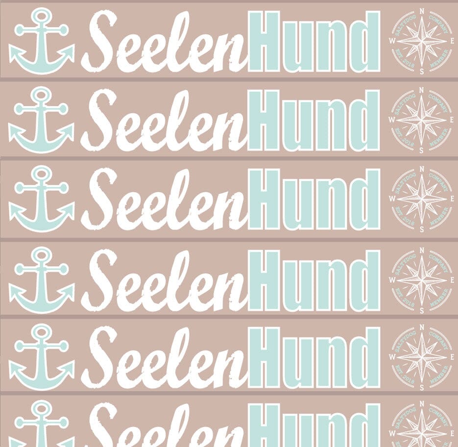 SALTYDOG | Halsband Seelenhund | NUDE MINT Halsband Dogs Inn SK | 20-35 x 2cm 