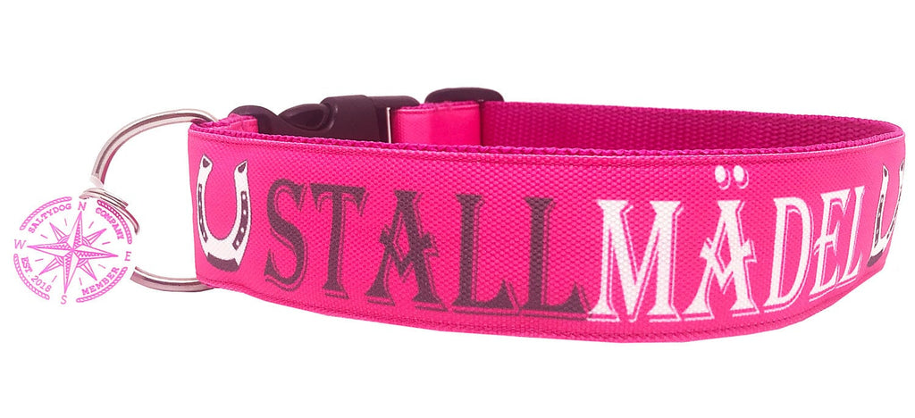 SALTYDOG | Halsband Stallmädel | Pink Halsband Dogs Inn SK | 20-35 x 2cm 