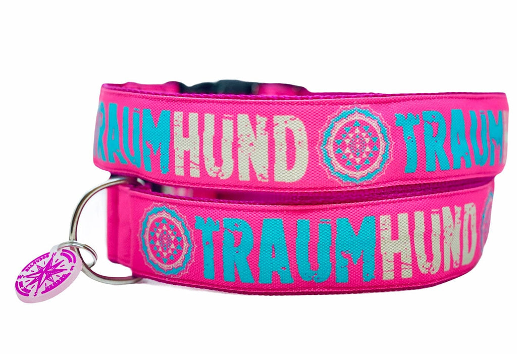 SALTYDOG | Halsband Traumhund | Mandala-Pink Halsband Dogs Inn SK | 20-35 x 2cm 