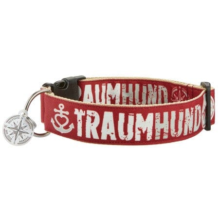 SALTYDOG | Halsband Traumhund | Wine Cashmere Halsband Dogs Inn SK | 20-35 x 2cm 