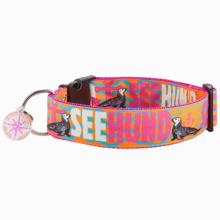 SALTYDOG | SEE HUND | WAVE Pink Halsband Dogs Inn SK | 20-35 x 2cm 