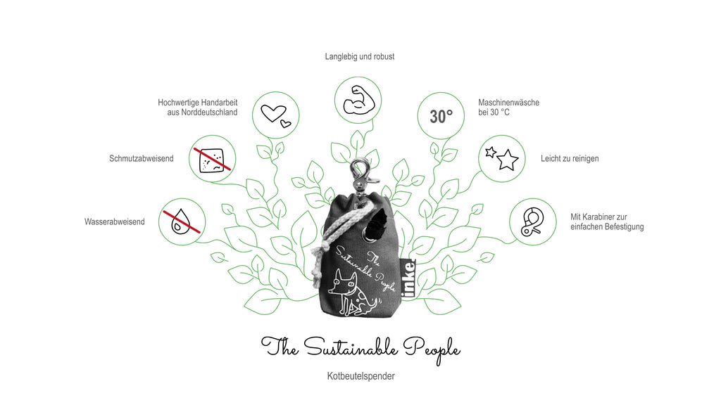 The Sustainable People | Kotbeutelspender Hundebedarf The Sustainable People 
