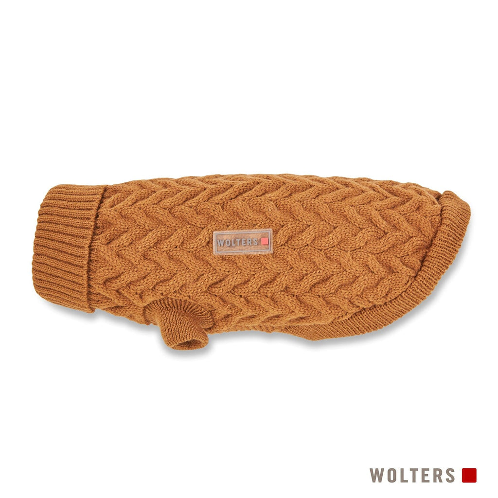 WOLTERS | Zopf-Strickpullover Isolde Hundebekleidung WOLTERS cat & dog GmbH braun 20 cm 