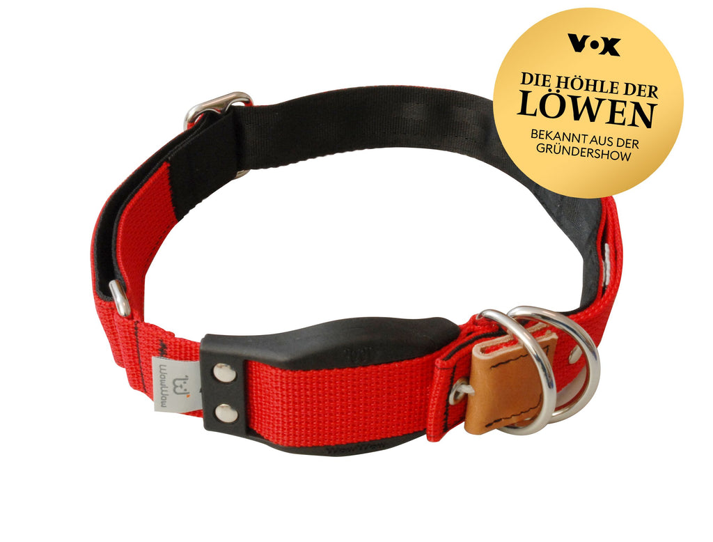 WowWow | Halsband & Geschirr mit integrierter Leine Halsband & Leine WowWow S Rot Halsband